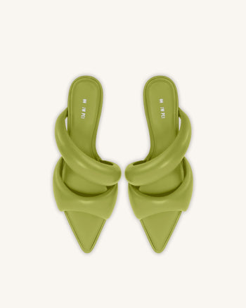 Sara 穆勒鞋-檸檬綠